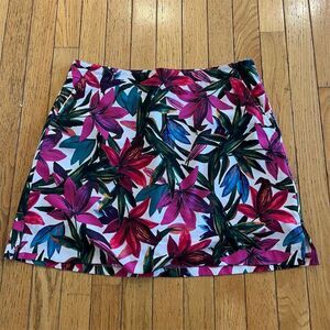 Lady Hagen Women's Pink Floral Golf Skort Size M Short Casual size 8